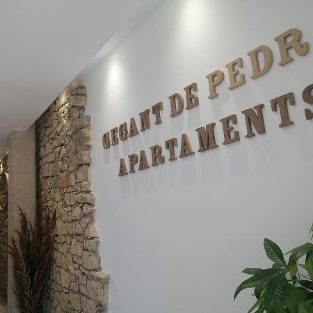 Gegant De Pedra Apartaments Adzaneta Bagian luar foto